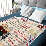 Custom Name Love Quote Gifts for Couples - Personalized Blanket