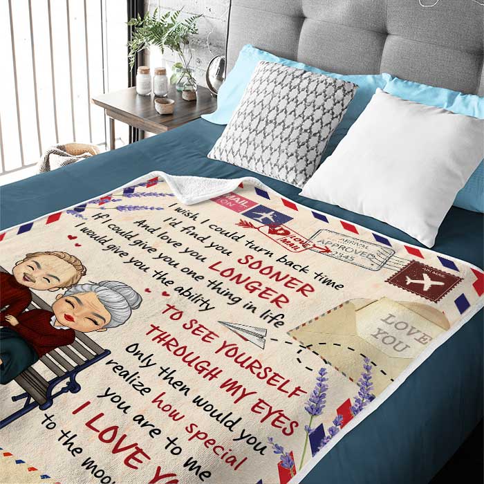 Custom Name Love Quote Gifts for Couples - Personalized Blanket