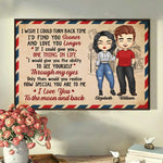 Custom Name Couple Love Gifts - Personalized Poster