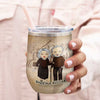 Baby, Let's Go Camping - Gift For Camping Couples, Personalized Wine Tumbler