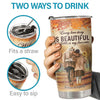 I Choose You To Do Life With Hand In Hand Side By Side - Personalized Tumbler - To My Wife, Gift For Wife, Anniversary, Engagement, Wedding, Marriage Gift