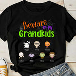 Custom Name Halloween Gifts for Grandparents - Personalized Apparel