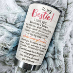 Custom Name Best Friend Gifts for Women - Personalized Tumbler