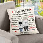 Custom Name Romantic Couple Gifts - Personalized Pillow