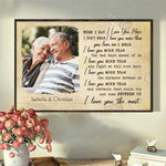 Custom Photo Romantic Couple Gifts - Personalized Poster