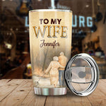 Custom Name Romantic Couple Gifts - Personalized Tumbler