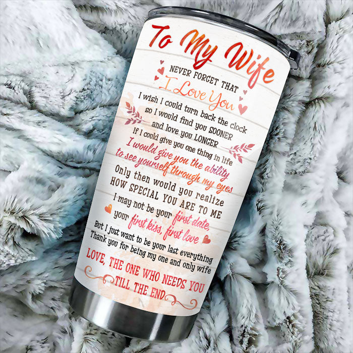 Custom Name Romantic Wife Gifts - Personalized Tumbler