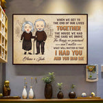 Custom Name Together Forever Couple Gifts - Personalized Poster