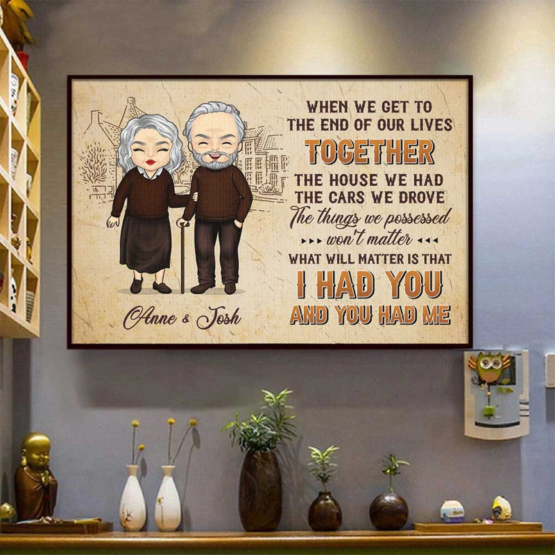 Custom Name Together Forever Couple Gifts - Personalized Poster