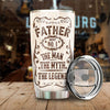 Best Number One Grandpa, The Man, The Myth, The Legend - Gift For Dad, Grandpa - Personalized Tumbler