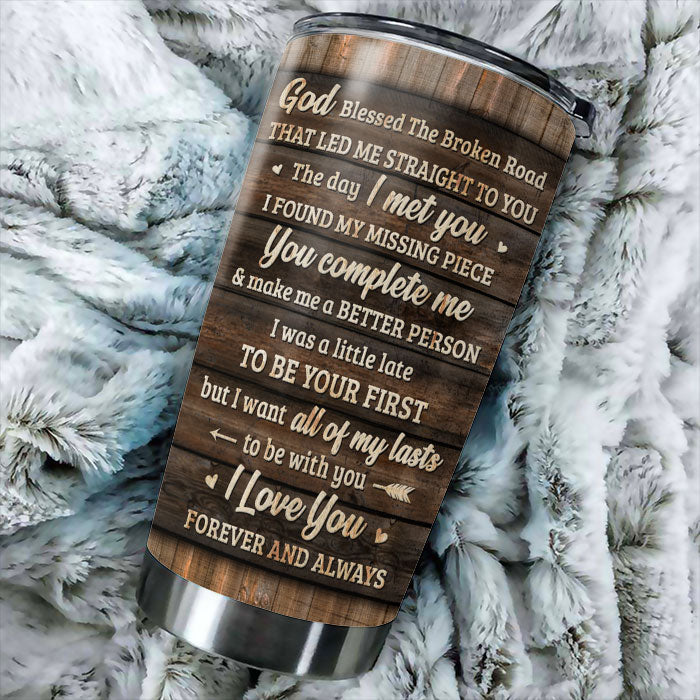 Custom Photo Romantic Couple Gifts - Personalized Tumbler