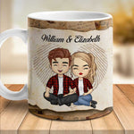 Custom Name Anniversary Gifts for Couples - Personalized Mugs