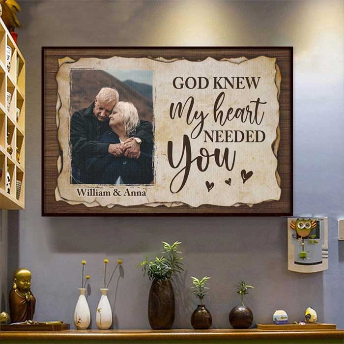 Custom Photo Couple Gifts - Personalized Poster