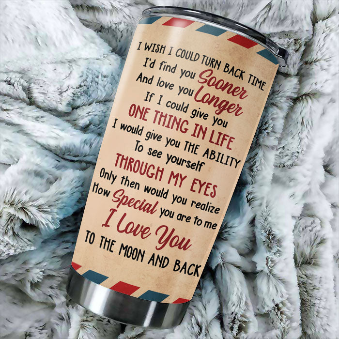 Custom Name Romantic Couple Gifts - Personalized Tumbler