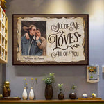 Custom Photo Romantic Couple Gifts - Personalized Poster