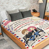 I Gave My Heart To You - Gift For Couples, Personalized Blanket