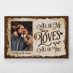 Custom Photo Romantic Couple Gifts - Personalized Poster