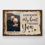 Custom Photo Couple Gifts - Personalized Poster