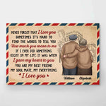 Custom Name Romantic Couple Gifts - Personalized Poster