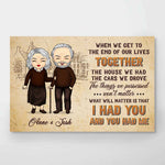 Custom Name Together Forever Couple Gifts - Personalized Poster