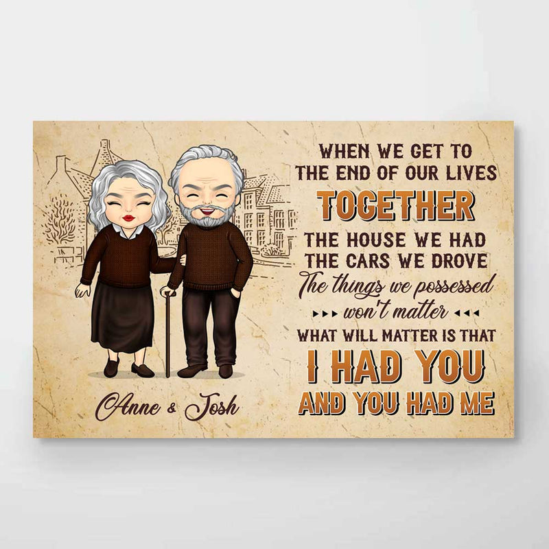 Custom Name Together Forever Couple Gifts - Personalized Poster