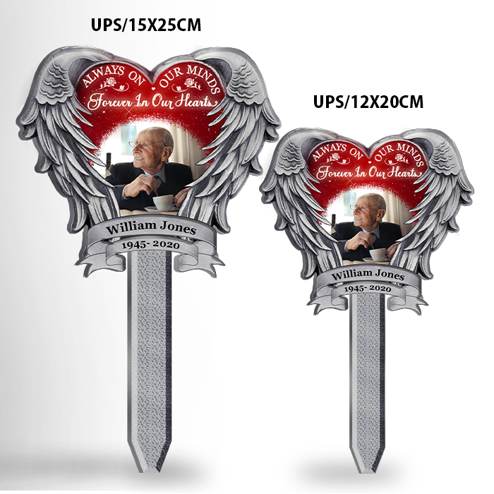 Personalized Acrylic Garden Stake, Grave Decorations For Cemetery, Garden Decor, Yard Sign Cemetery Decorations For Grave, Sympathy Gifts For Loss Of Dad, Sympathy Gifts For Loss Of Mom