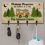 Custom Name RV Camping Gifts for Families - Personalized Key Holder