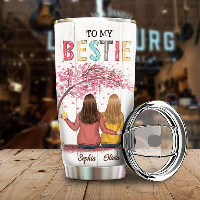 Custom Name Best Friend Gifts for Women - Personalized Tumbler