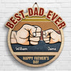 You Are The Best Dad - Gift For Dad, Father's Day - Personalized Shaped Wood Sign