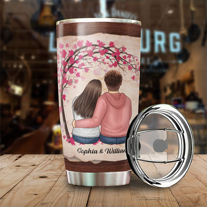 Custom Name Romantic Couple Gifts - Personalized Tumbler