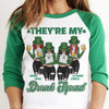 My Bestie Is My Drunker Half - Gift For Besties, Personalized St. Patrick's Day Unisex Raglan Shirt