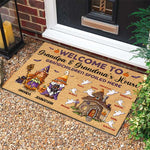 Custom Name Halloween Grandparent Gifts - Personalized Doormat