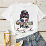 Custom Name All American Mama Gifts - Personalized Apparel