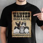 Custom Name Schrödinger's Cat Gifts for Cat Lovers - Personalized Apparel