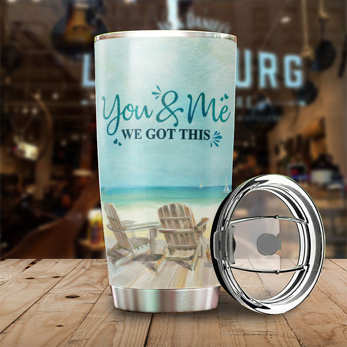 Custom Name Anniversary Gifts for Couples - Personalized Tumbler