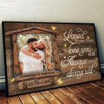 Custom Photo Anniversary Love Gifts for Couples - Personalized Poster