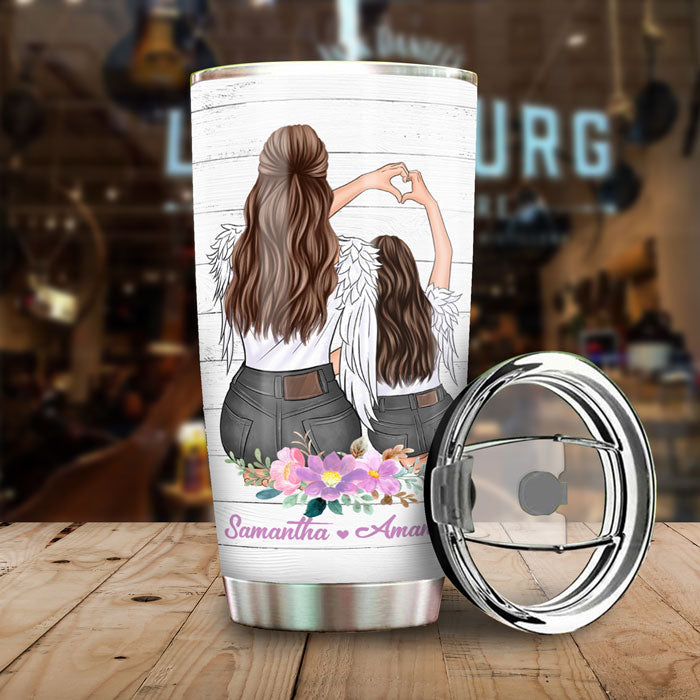 Custom Name Mother Daughter Gifts - Personalized Tumbler