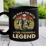 Custom Name Fishing Gifts for Men - Personalized Mugs