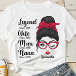 Custom Name Family Role Gifts for Women - Personalized Apparel