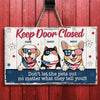 Don't Let The Pets Out - 4th Of July Funny Personalized Pet Rectangle Sign