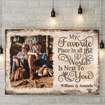 Custom Photo Romantic Couple Gifts - Personalized Canvas