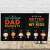 Life Is Better With My Kids - Gift For Dads - Personalized Tumbler