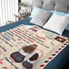 When Ever You Feel Overwhelmed Remember Whose Daughter You Are And Straighten Your Crown  - Personalized Blanket