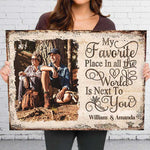 Custom Photo Romantic Couple Gifts - Personalized Canvas