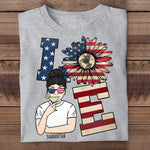 Custom Name Patriotic Cocktail Gifts for Women - Personalized Apparel