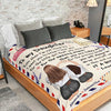 To My Daughter, Even When I'm Not Close By I Want You To Know I Love You  - Personalized Blanket