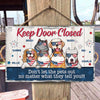 Don't Let The Pets Out - 4th Of July Funny Personalized Pet Rectangle Sign