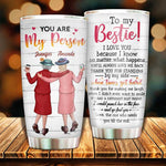 Custom Name Bestie Gifts for Women - Personalized Tumbler