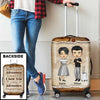 You Are My Greatest Adventure - Gift For Couples, Husband Wife - Personalized Luggage Cover