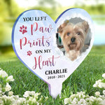 Custom Pet Photo Memorial Garden Decor - Personalized Acrylic Stake